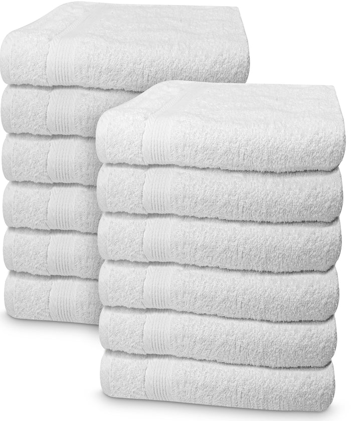 Linteum Textile Supply Hand Towels for Bathroom 16x27 Inches 100% Cotton Zero Twist Hand Towel Set Quick Dry Highly Absorbent Spa Towels Bulk for Salon, Home, Hotel, Gym
