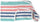Linteum Textile Supply Striped Soft Terry Cotton Washable Reusable Adult Bibs with EZ-Tie Closure (18x34 in, 12-Pack)