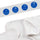 Linteum Textile (18x34 in, White) Soft Terry ADULT BIBS with Velcro-Type Closure