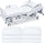 Linteum Textile White (42"x84"x14") Fitted Bariatric Hospital Bed Sheets - Cotton Blended Soft Jersey Knitted Sheets - Shrinkage & Fade Resistant for Home, Hotel, Motel & Rental Properties