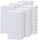 Linteum Textile (White, 12x12 In., Pack of 60) Cotton Blend Cleaning Rags for Multipurpose Cleaning Towels, Light Weight Commercial Grade, Machine Washable Cleaning Rags