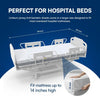 Linteum Textile White (42"x84"x14") Fitted Bariatric Hospital Bed Sheets - Cotton Blended Soft Jersey Knitted Sheets - Shrinkage & Fade Resistant for Home, Hotel, Motel & Rental Properties