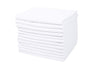 Linteum Textile Supply White Bed Sheet – 54x90 Soft and Comfortable Draw Sheets 180 Thread Count Top Sheets for Home, Hospitals, Spas & Rental Properties