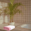 Linteum Textile Cotton Blended Hospital Patient Bath Blanket, Bath Sheet, Lightweight Blanket