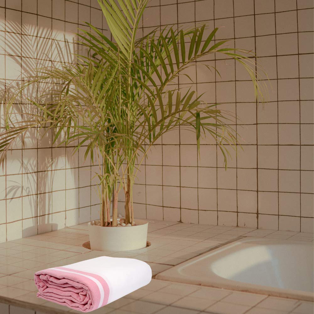 Linteum Textile Cotton Blended Hospital Patient Bath Blanket, Bath Sheet, Lightweight Blanket