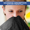 Linteum Textile Washcloth Set 100% Soft Cotton Zero Twist 16 Single Ring Spun Premium Washcloths Face Towel 13x13 Inch