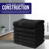 Linteum Textile 20x40 Inch, 100% Cotton Premium-Quality Hair Towels, Salon, Spa, Pool and Gym Towels 16s Ring Spun Quick Dry Fresh & Fluffy Absorbent and Plush
