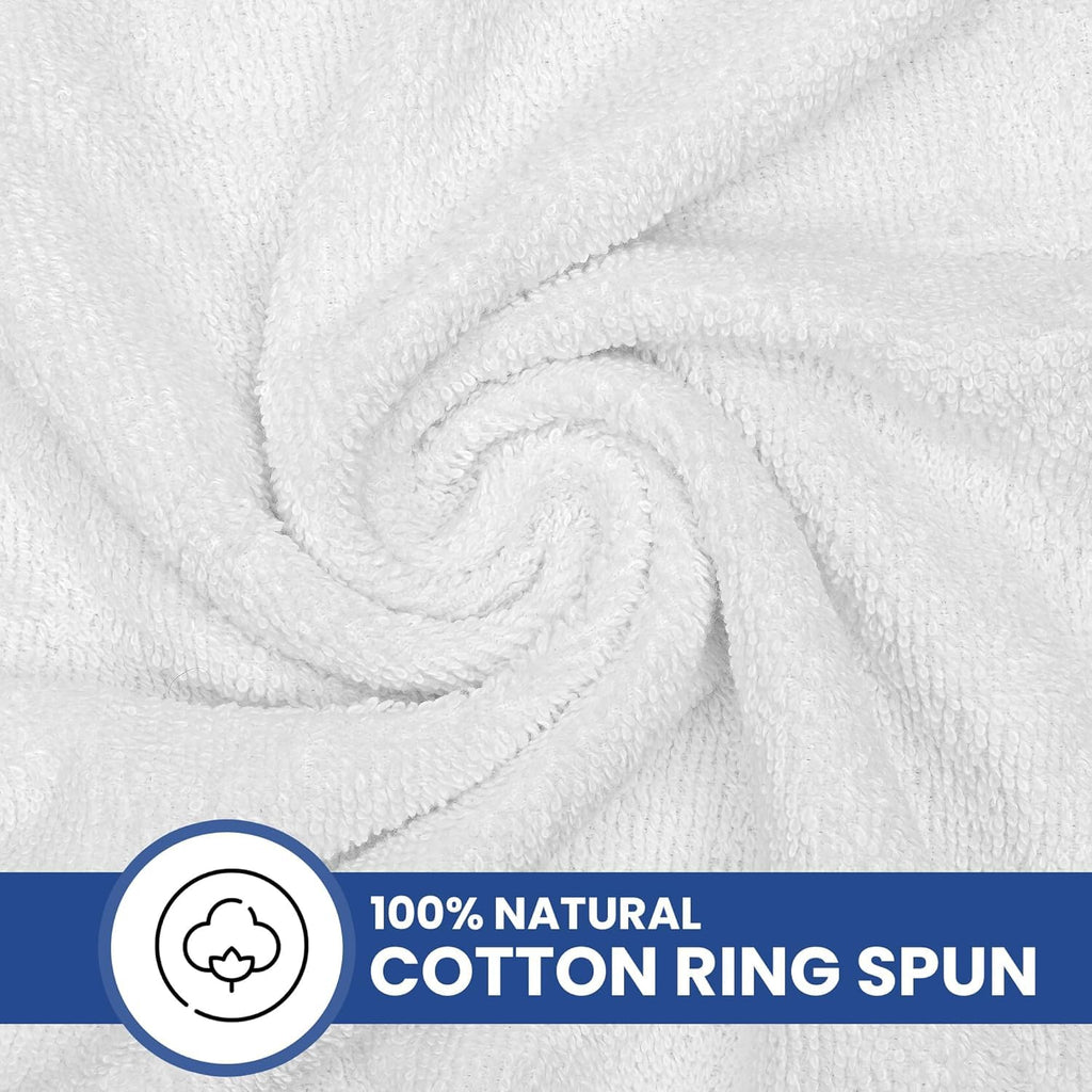 Linteum Textile Supply 27x54 Luxury Bath Towels Highly Absorbent Quick Drying Towels with 100% Ring-Spun Cotton Material for Home, Hotel, Spa, & Gym