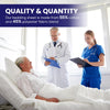 Linteum Textile Percale Twin Fitted Sheets, White, 180 Thread Count, 36x80x9 in.