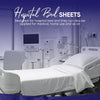 Linteum Textile Percale Twin Fitted Sheets, White, 180 Thread Count, 36x80x9 in.