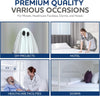 Linteum Textile Supply White Bed Sheet – 54x90 Soft and Comfortable Draw Sheets 180 Thread Count Top Sheets for Home, Hospitals, Spas & Rental Properties