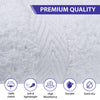 Linteum Textile Supply 27x52 inches Hotel Quality Bath Towels (White) Highly Absorbent Durable Bath Towels with 100% Soft Cotton Material for Home, Hotel, and Spa