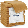 Linteum Textile Face Towel Set 100% Soft Cotton 16 Single Ring Spun Premium Durable Washcloths 12x12 Inch