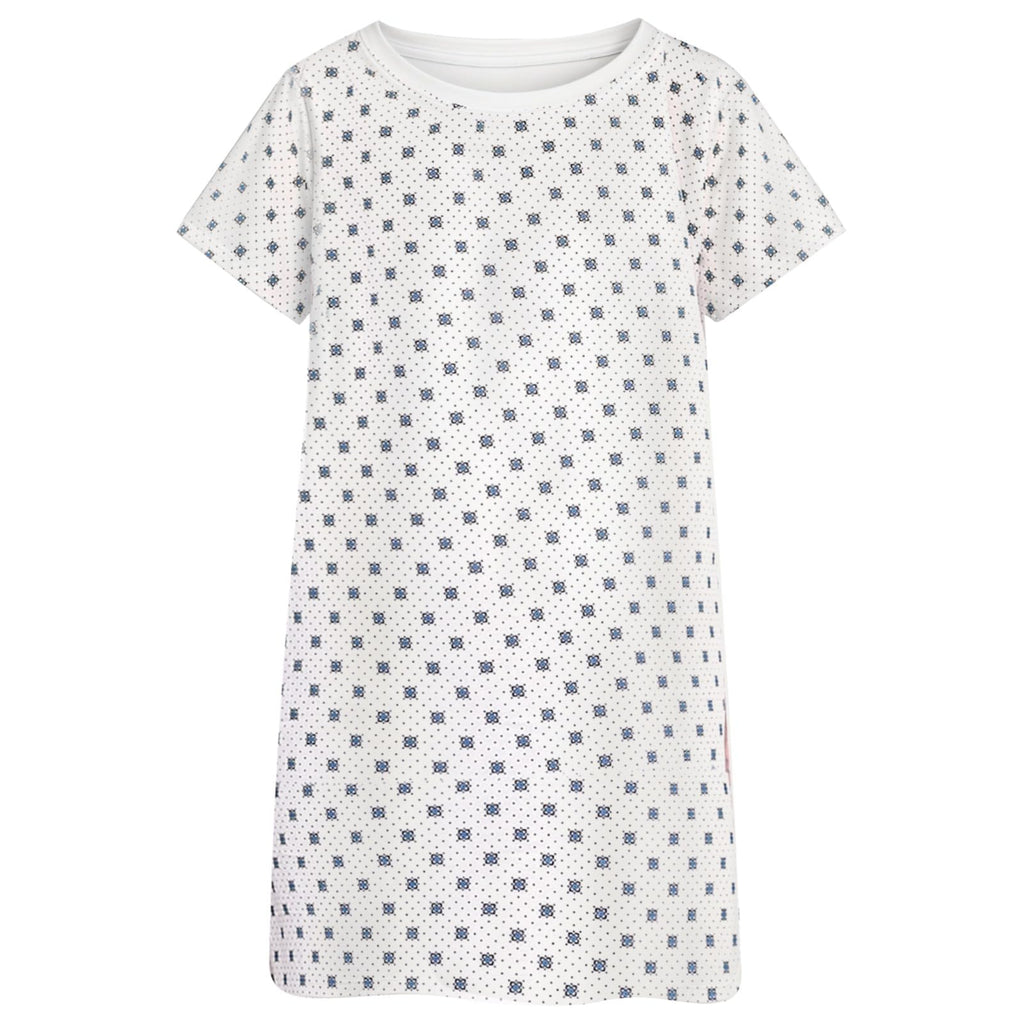 Linteum Textile Supply Cotton Blended Unisex Hospital Gowns with Back Ties Comfortably Fits Sizes Upto 2XL