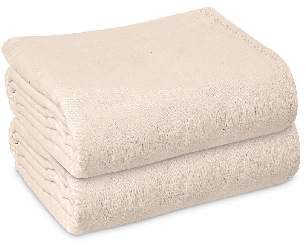 Linteum Textile Hospital Patient Bath Blanket Unbleached 70x90 in. 1.4 lb.
