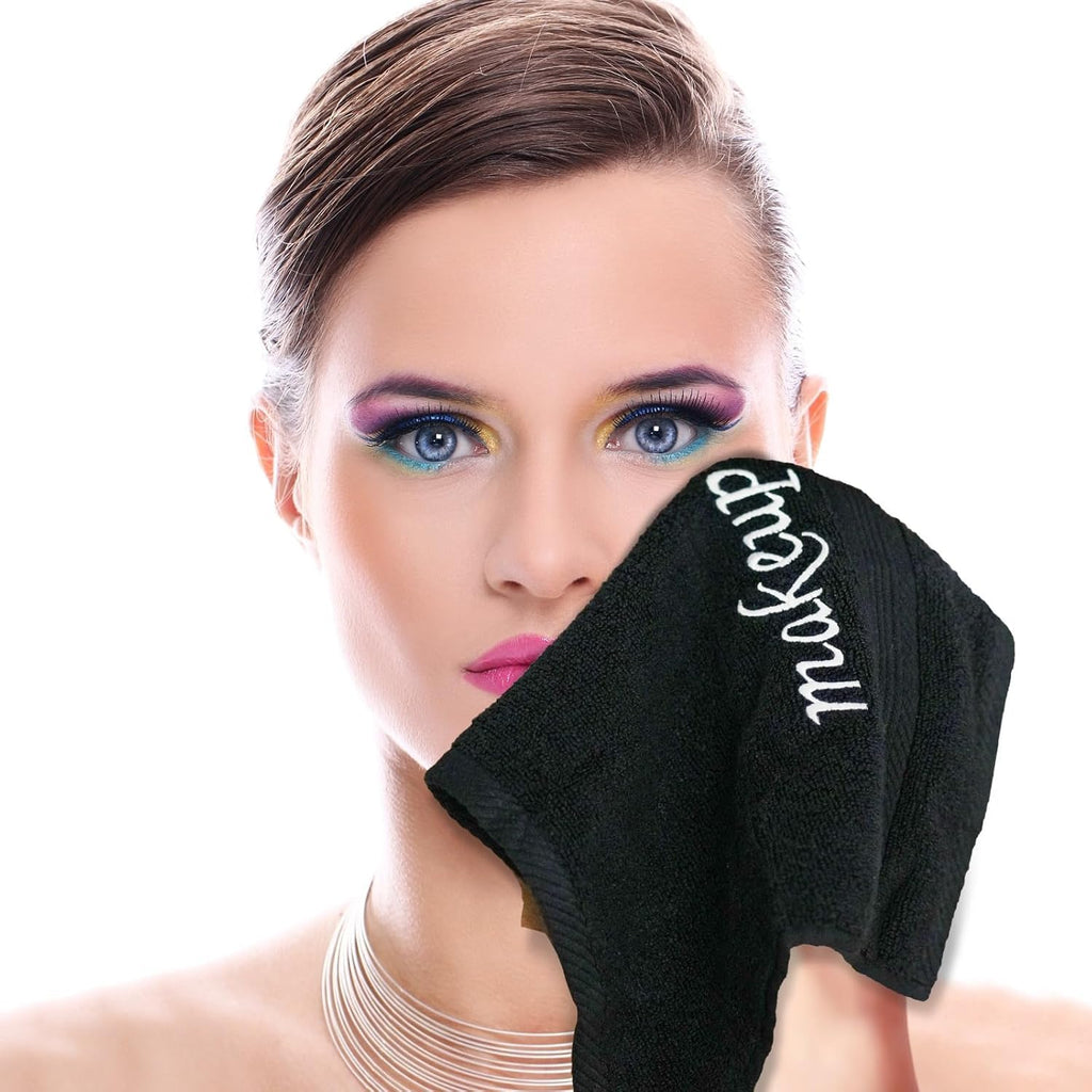 Linteum Textile Washcloth Set 100% Soft Cotton Zero Twist 16 Single Ring Spun Premium Washcloths Face Towel 13x13 Inch