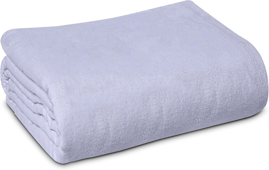 Linteum Textile Cotton Blended Hospital Patient Bath Blanket, Bath Sheet, Lightweight Blanket