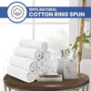Linteum Textile Washcloth Set 100% Soft Cotton Zero Twist 16 Single Ring Spun Premium Washcloths Face Towel 13x13 Inch