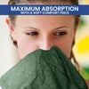 Linteum Textile Washcloth Set 100% Soft Cotton Zero Twist 16 Single Ring Spun Premium Washcloths Face Towel 13x13 Inch
