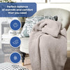 Linteum Textile Supply Leno Weave Blanket, 100% Cotton, Lightweight, Warm, Extra-Fluffy, Premium and Durable Soft & Cozy Bed Blanket for Bed, Couch, Sofa Throw for All Season