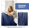 Linteum Textile Supply Leno Weave Blanket, 100% Cotton, Lightweight, Warm, Extra-Fluffy, Premium and Durable Soft & Cozy Bed Blanket for Bed, Couch, Sofa Throw for All Season