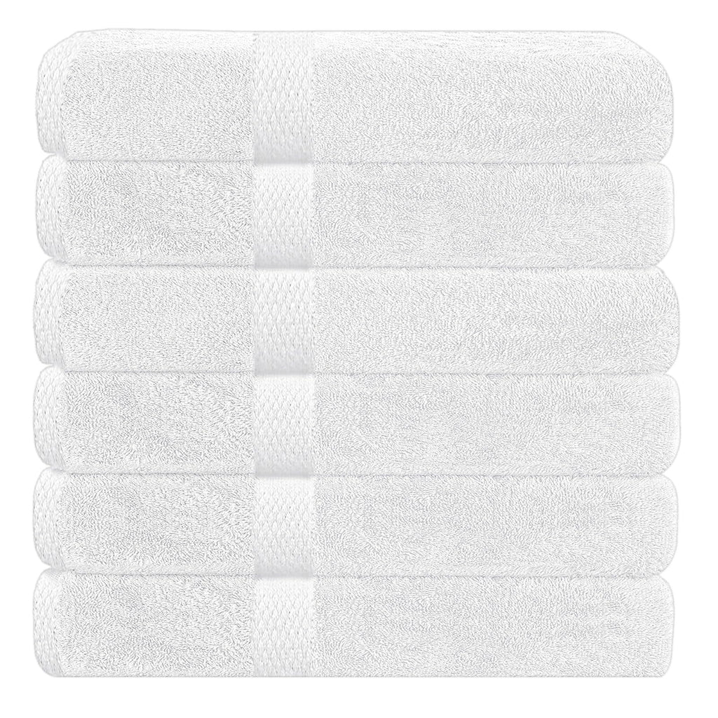 Linteum Textile Supply Luxury Bath Towels Highly Absorbent Quick Drying Towels with 100% Ring-Spun Cotton Material for Home, Hotel, Spa, & Gym (24x48 inches)