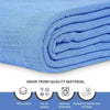 Linteum Textile Hospital Thermal Blanket 66x90 Inch 100% Cotton Breathable Soft and Cozy Open-Cell Weave Design Bed Blanket for Bed, Couch, Sofa Throw for All Season, 2.5 lb