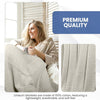 Linteum Textile Supply Leno Weave Blanket, 100% Cotton, Lightweight, Warm, Extra-Fluffy, Premium and Durable Soft & Cozy Bed Blanket for Bed, Couch, Sofa Throw for All Season