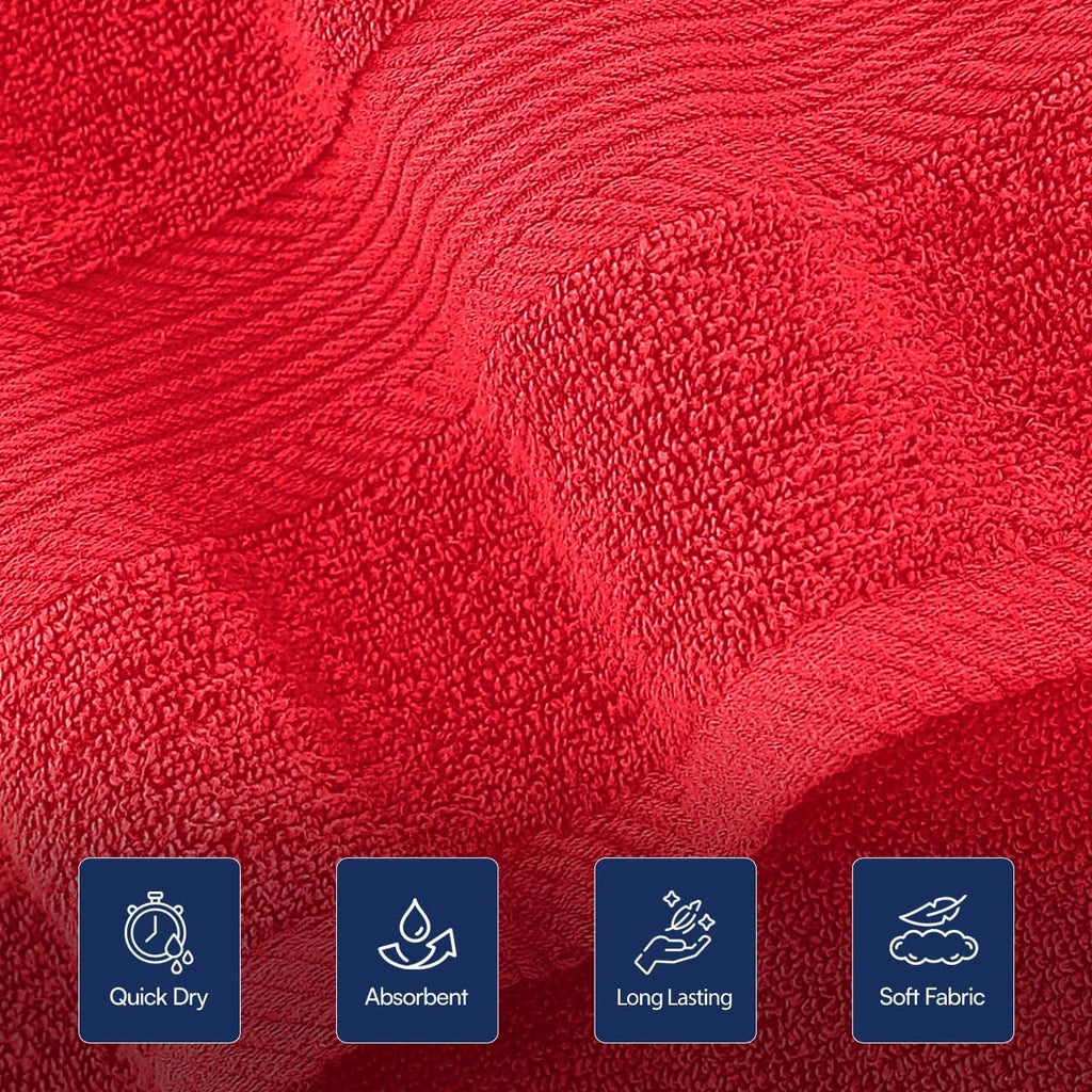 Linteum Textile Supply Hand Towels for Bathroom 16x27 Inches 100% Cotton Zero Twist Hand Towel Set Quick Dry Highly Absorbent Spa Towels Bulk for Salon, Home, Hotel, Gym