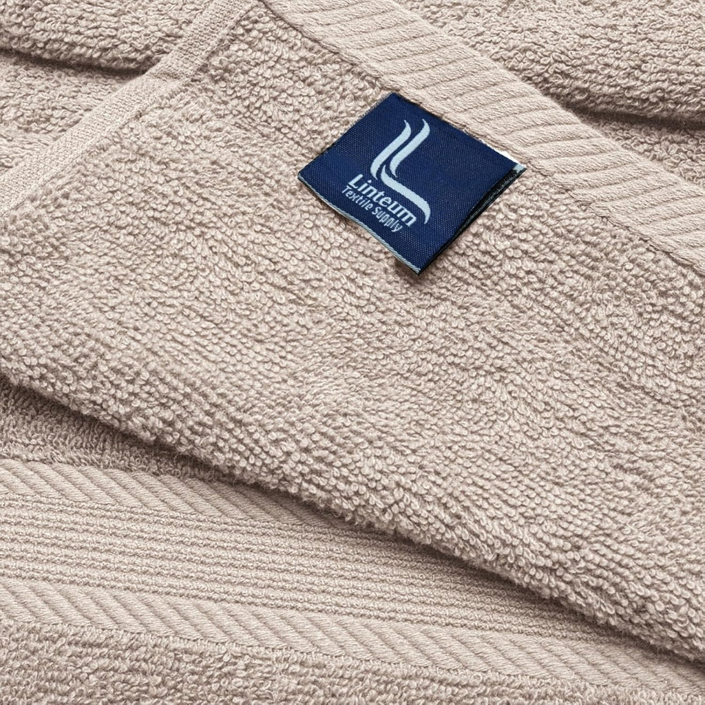 Linteum Textile 20x40 Inch, 100% Cotton Premium-Quality Hair Towels, Salon, Spa, Pool and Gym Towels 16s Ring Spun Quick Dry Fresh & Fluffy Absorbent and Plush