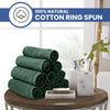 Linteum Textile Washcloth Set 100% Soft Cotton Zero Twist 16 Single Ring Spun Premium Washcloths Face Towel 13x13 Inch