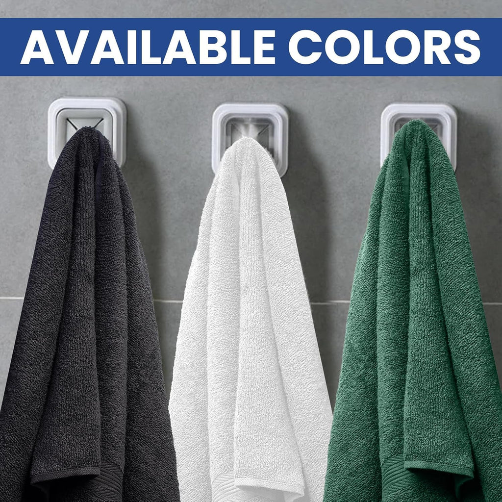 Linteum Textile Supply Hand Towels for Bathroom 16x27 Inches 100% Cotton Zero Twist Hand Towel Set Quick Dry Highly Absorbent Spa Towels Bulk for Salon, Home, Hotel, Gym