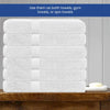 Linteum Textile Supply Luxury Bath Towels Highly Absorbent Quick Drying Towels with 100% Ring-Spun Cotton Material for Home, Hotel, Spa, & Gym (24x48 inches)