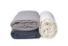 Linteum Textile Cotton Blended Hospital Patient Bath Blanket, Bath Sheet, Lightweight Blanket