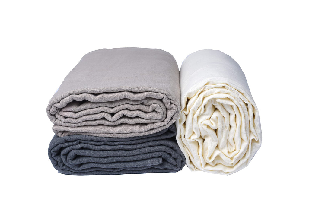 Linteum Textile Cotton Blended Hospital Patient Bath Blanket, Bath Sheet, Lightweight Blanket
