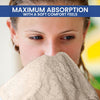 Linteum Textile Washcloth Set 100% Soft Cotton Zero Twist 16 Single Ring Spun Premium Washcloths Face Towel 13x13 Inch