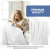 Linteum Textile Supply Leno Weave Blanket, 100% Cotton, Lightweight, Warm, Extra-Fluffy, Premium and Durable Soft & Cozy Bed Blanket for Bed, Couch, Sofa Throw for All Season