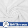 Linteum Textile Supply Premium 100% Ring Spun Cotton Quick Dry Hair Drying Towels for Women, Men, Kids – Salon, Gym, Hair Care, Spa, Home Hand Towels, 22x44, White