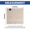Linteum Textile Washcloth Set 100% Soft Cotton Zero Twist 16 Single Ring Spun Premium Washcloths Face Towel 13x13 Inch