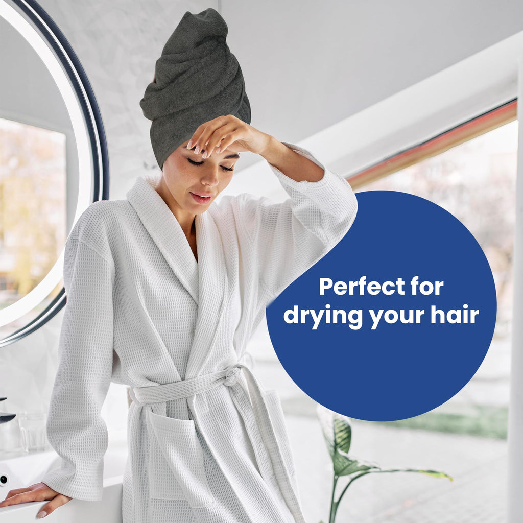 Linteum Textile 20x40 Inch, 100% Cotton Premium-Quality Hair Towels, Salon, Spa, Pool and Gym Towels 16s Ring Spun Quick Dry Fresh & Fluffy Absorbent and Plush