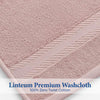 Linteum Textile Washcloth 100% Soft Cotton Zero Twist Premium Washcloths Face Towel 13x13 Inch