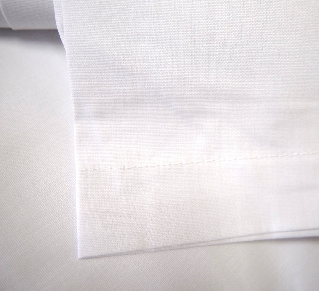 XL Twin Flat Sheets 66x108 White 180 Thread Count