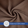 Linteum Textile Supply Leno Weave Blanket, 100% Cotton, Lightweight, Warm, Extra-Fluffy, Premium and Durable Soft & Cozy Bed Blanket for Bed, Couch, Sofa Throw for All Season