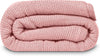 Linteum Textile Supply Leno Weave Blanket, 100% Cotton, Lightweight, Warm, Extra-Fluffy, Premium and Durable Soft & Cozy Bed Blanket for Bed, Couch, Sofa Throw for All Season