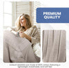 Linteum Textile Supply Leno Weave Blanket, 100% Cotton, Lightweight, Warm, Extra-Fluffy, Premium and Durable Soft & Cozy Bed Blanket for Bed, Couch, Sofa Throw for All Season