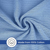 Linteum Textile Supply Leno Weave Blanket, 100% Cotton, Lightweight, Warm, Extra-Fluffy, Premium and Durable Soft & Cozy Bed Blanket for Bed, Couch, Sofa Throw for All Season