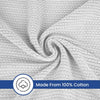 Linteum Textile Supply Leno Weave Blanket, 100% Cotton, Lightweight, Warm, Extra-Fluffy, Premium and Durable Soft & Cozy Bed Blanket for Bed, Couch, Sofa Throw for All Season