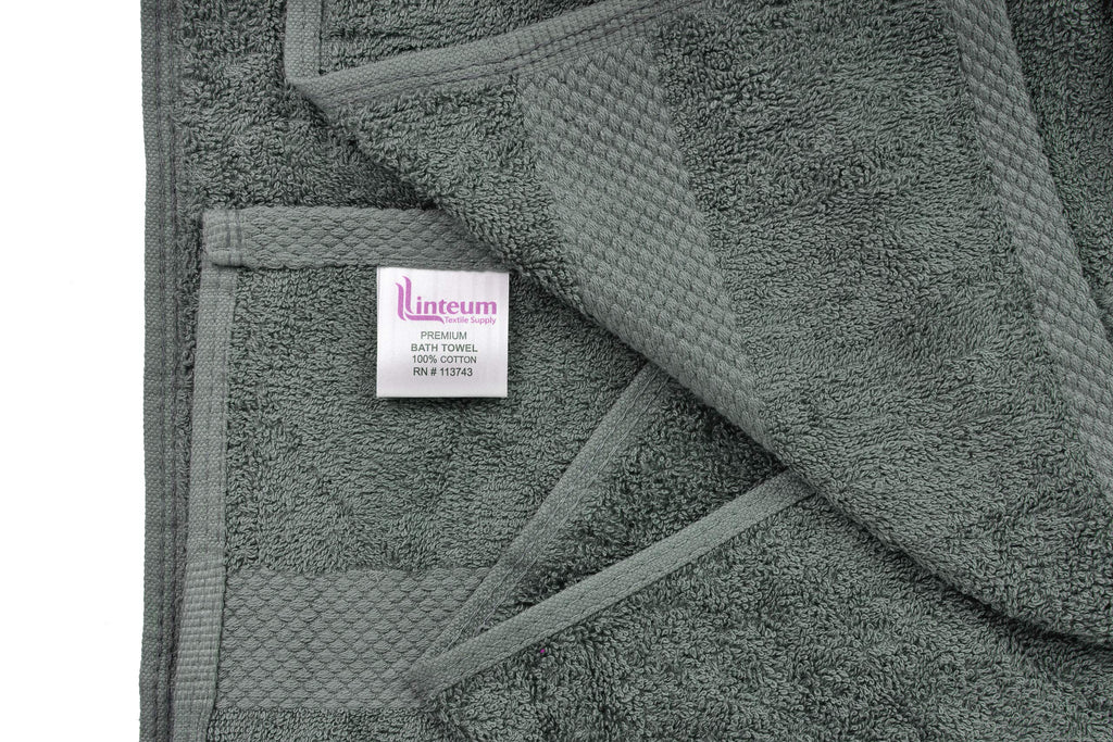 Linteum Textile Supply 27x54 Luxury Bath Towels Highly Absorbent Quick Drying Towels with 100% Ring-Spun Cotton Material for Home, Hotel, Spa, & Gym