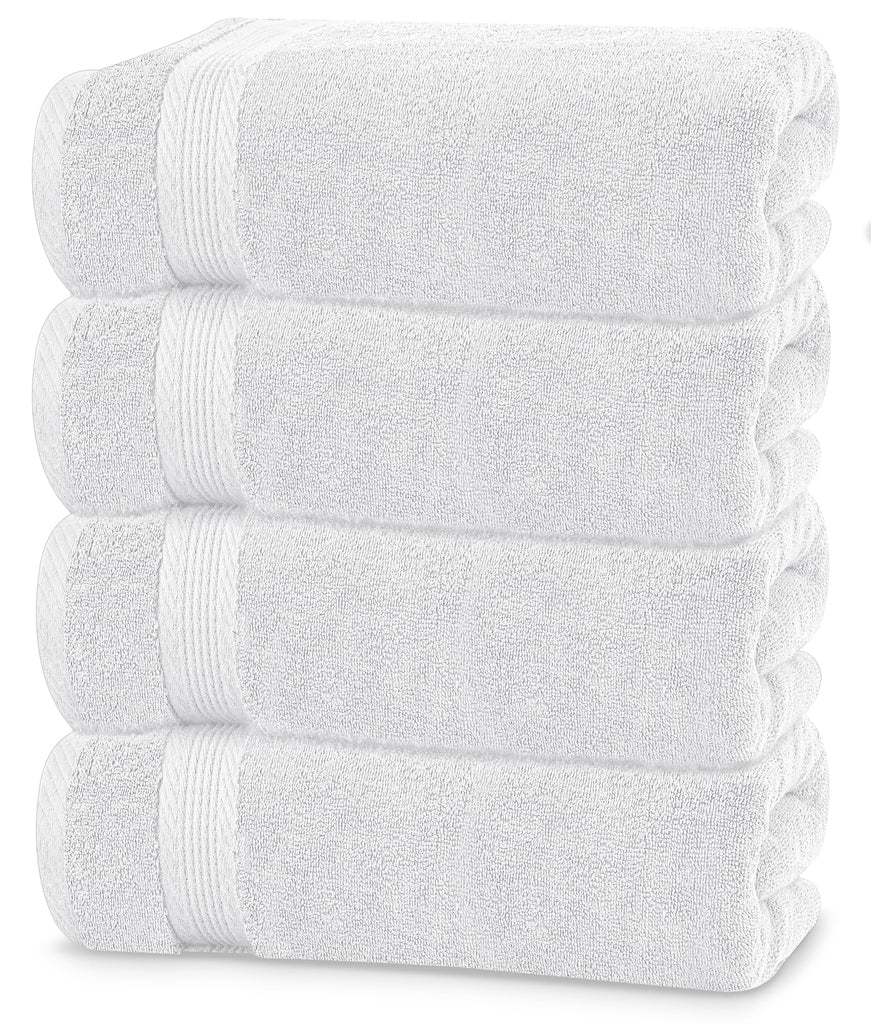 Linteum Textile Supply 27x54 Luxury Bath Towels Highly Absorbent Quick Drying Towels with 100% Ring-Spun Cotton Material for Home, Hotel, Spa, & Gym