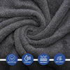 Linteum Textile 20x40 Inch, 100% Cotton Premium-Quality Hair Towels, Salon, Spa, Pool and Gym Towels 16s Ring Spun Quick Dry Fresh & Fluffy Absorbent and Plush